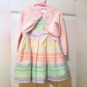 Girls Bonnie Jean Dress - 2 piece